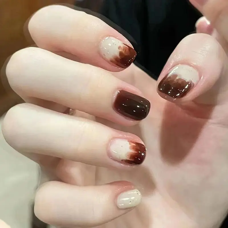 AdoraNails - [Part 2] Kuku Palsu / Fake Nail / Nail Art 24 pcs Almond Daily Y2K Coquette FREE Lem untuk Wisuda / Wedding / Acara / Party Manicure Set Stainless Steel Polish Cat Kutek Elegant