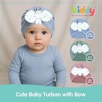Gambar Kiddy Cute Baby Turban With Bow / Kiddy Topi Bayi  / Topi Pita Kupluk Bayi / Baby Turban - 47015 - Ash Rose dari Bayi Kiddy Kota Tangerang 1 Tokopedia
