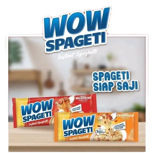 Wow Spaghetti Instan Wow spagheti promo  Spaghetti instan Spaghetti wow instan Mie Pasta Food Noodles 0
