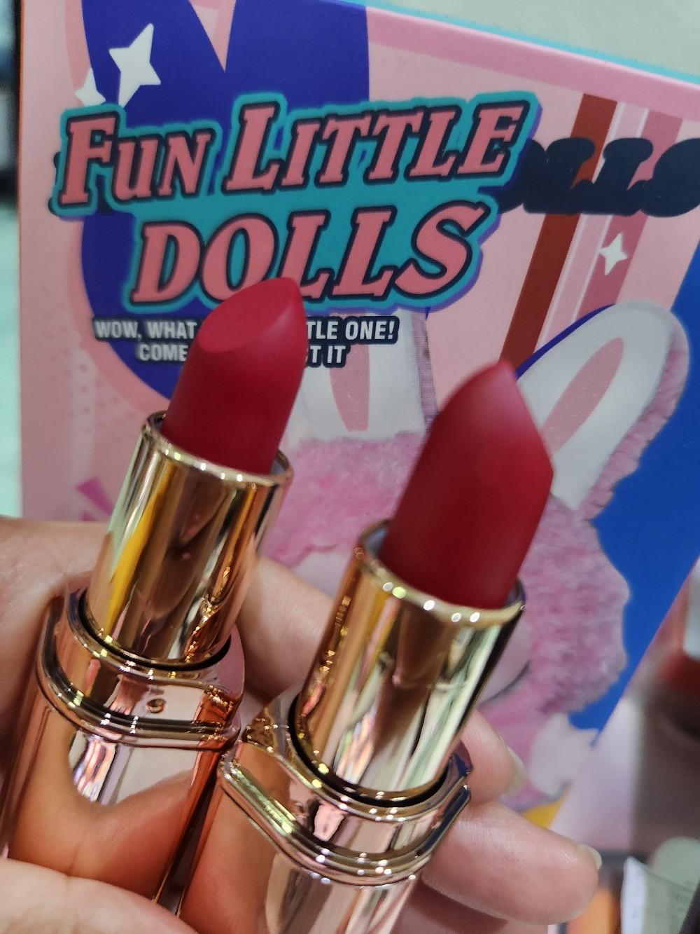 ( Per 2 Biji ) Lipstik Matte  Soft Nude/ Red/ Maron / Matte Lipstik Dapat 2 Pcs Lipstick