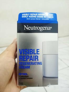 Product Review of NEUTROGENA Visible Repair Regenerating Cream 50g -  Facial Moisturizer - Skincare Retinol Anti Aging from M**a 0