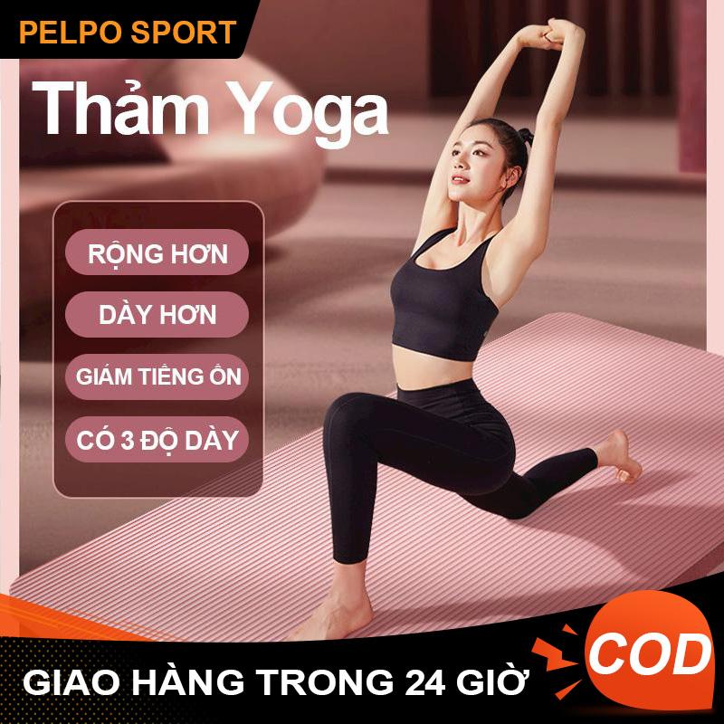 Thảm Tập Yoga Chống Trượt Thích Hợp Tập Thể Dục Tại Nhà Có Độ Dày 8mm Đến 18mm Chất Lượng Cao Cấp Được Làm Bằng Chất Liệu TPE Bao Gồm Thảm Tập Yoga Và Túi Lưới Miễn Phí