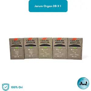 Jarum Jahit Organ needles DB X 1 uk 8, 9, 11, 13, 14, 16, 18