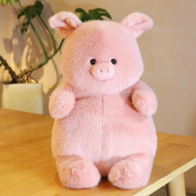 CHÍNH HÃNG Gấu bông Bobova heo hồng cute lông mềm mịn 40cm