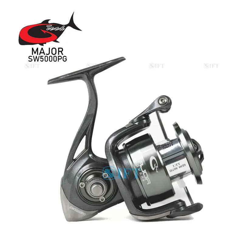 Reel G-TECH MAJOR POWER SW 1000 -- 5000 HG PG | Power Handle SaltWater | Metal Body Kolam Danau Sungai Laut GTech Resmi 7