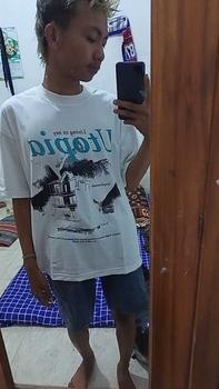 Product Review of Simplimoods - Baju  Distro Tshirt Skena  Oversized Pria dan Wanita Escape Cotton Combed 24S Lembut Sablon Pendek Katun Panjang Atasan Unisex Kaos Cowok from 3**🪩 0