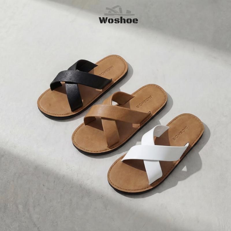 Dép Nam Quai Kẹp WOSHOE Dép Tông Đi Biển Đi Chơi Mềm Nhẹ Êm