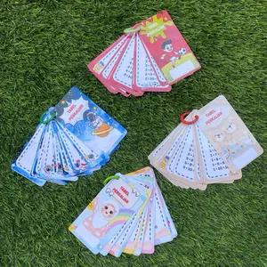 Flashcard Tabel Perkalian Pembagian Penjumlahan Pengurangan | Kartu Belajar Matematika Anak SD
