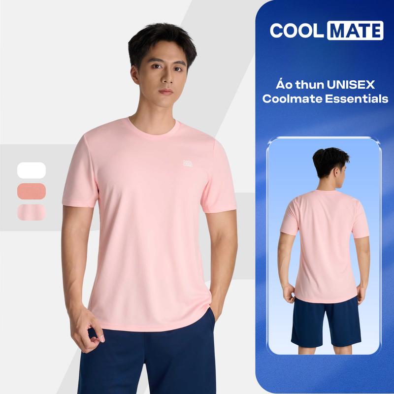 Áo thun Unisex thể thao Essentials co giãn, thoáng khí - Coolmate