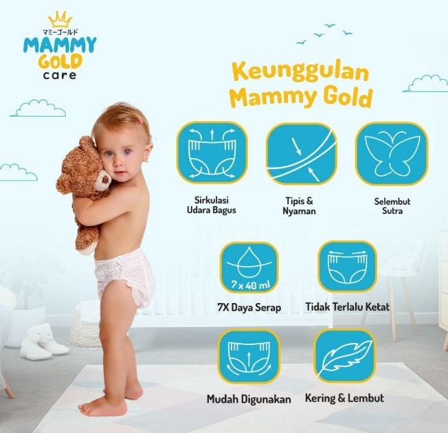 [1 PACK] MAMMY GOLD CARE Baby Pants Diapers Celana 1
