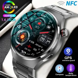 NEW For HUAWEI GT4 Pro GPS NFC SmartWatch Men 454*454 AMOLED Screen