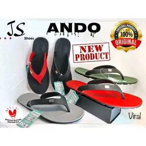 sandal japit viral ando original