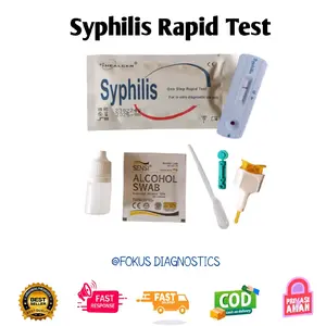Healgen Syphilis Test Cassette Akurat 1set Lengkap Siap Pakai Mandiri sensitif