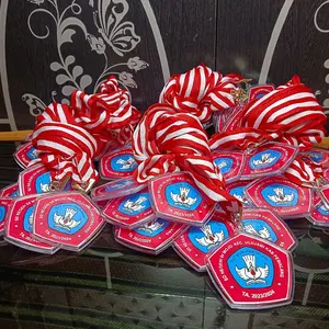 Mendali Akrilik mendali penghargaan Medali Costem Stationery ketebaln 4 mm