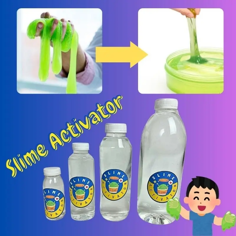 GHEduplay Slime Act ISI 2 PCS Aktivator Pembuat Pengenyal Slime Bahan Slime Base GOM 100ml Toys activator untuk Squishy 1