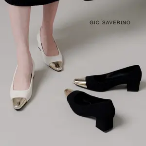 Gio Saverino Sepatu Heels Wanita Sepatu Heels Mewah Shoes Pantofel Fuji
