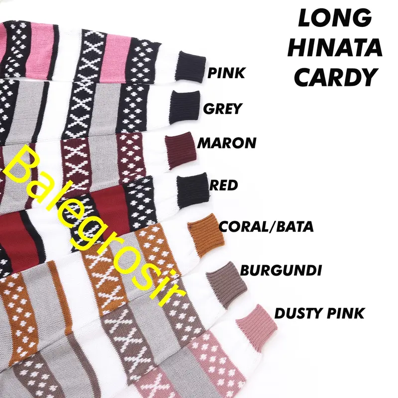 Cardigan Wanita Long Hinata Cardi Baju Rajut 3