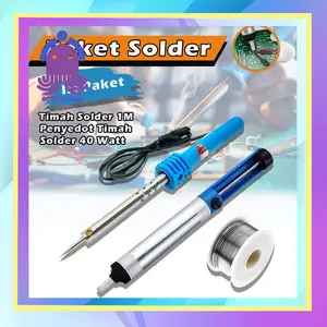 Solder Visero Pioline ATN 40W Plastik / Kayu / Solder Gagang Plastik / Kayu 40W