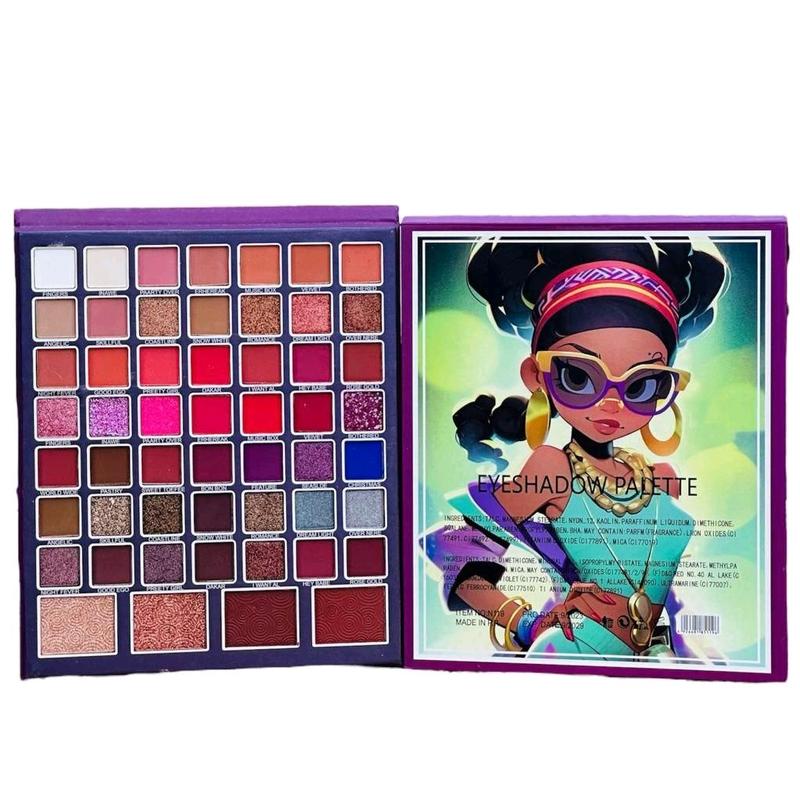 Mattee Glitter Light Weight Shade eyeshadow Pressed Powder Palette ...