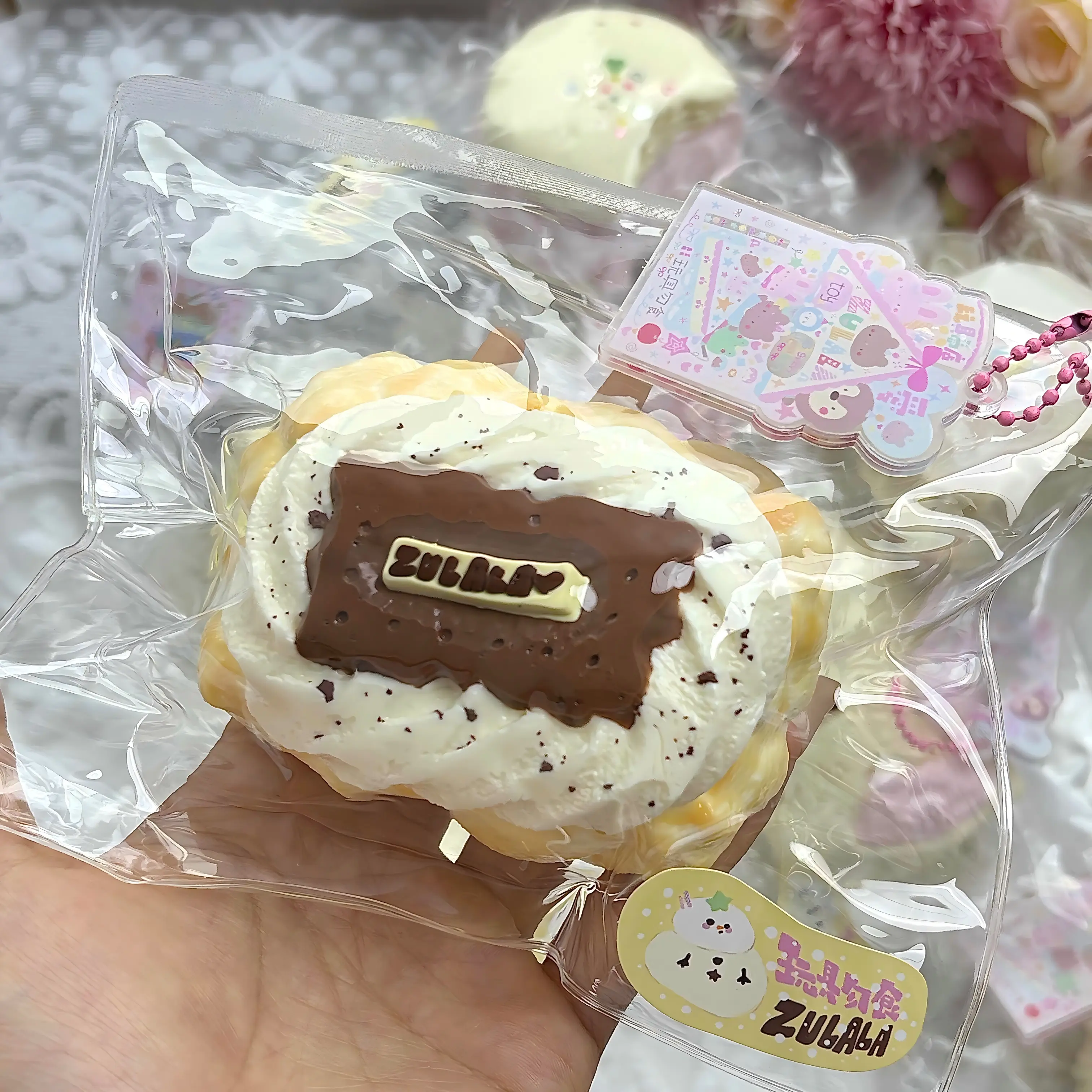 Zulala 1-36 ケーキ型 スクイーズおもちゃ ストレス解消用おもちゃ