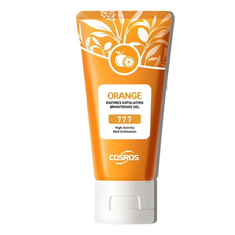 Gel tẩy tế bào chết cho mặt 50ml Dưỡng ẩm Làm trắng Tẩy tế bào chết Chứa Curry Orange Tẩy tế bào chết Làm sạch Kem chăm sóc da 1