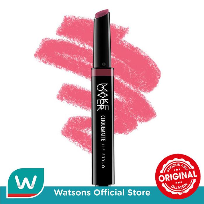 Gambar Make Over Cliquematte Lip Stylo 205 Jetsetter dari Watsons Indonesia Official Store Kab. Tangerang Tokopedia