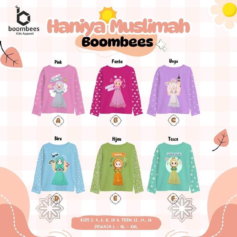 Baju Kaos Atasan Anak Remaja Perempuan Lengan Panjang 2 3 4 5 6 7 8 9 10 11 12 13 14 15 16 Tahun Paddle kids 1