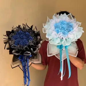 BUKET  PITA SATIN 7 TANGKAI - kriwil Bunga