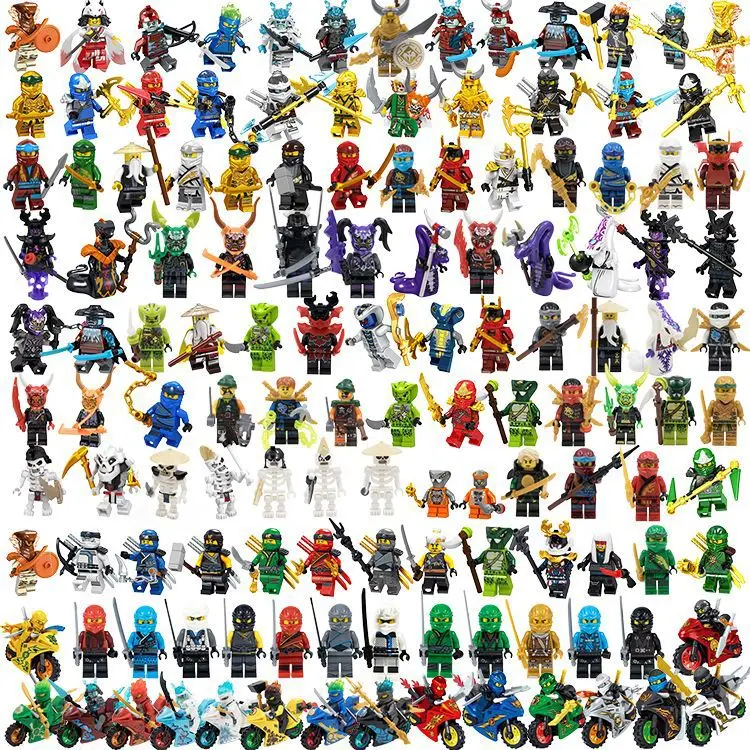 ของเล่นตุ๊กตาเลโก้, เข้ากันได้กับฤดูกาลที่ 16 ของ Ninjago, ชุดมอนสเตอร์งู, ประกอบรถจักรยานยนต์, ของเล่นบล็อคตัวต่อสำหรับเด็กผู้ชาย, ของขวัญในอุดมคติเด็กหญิง เด็กผู้ชาย