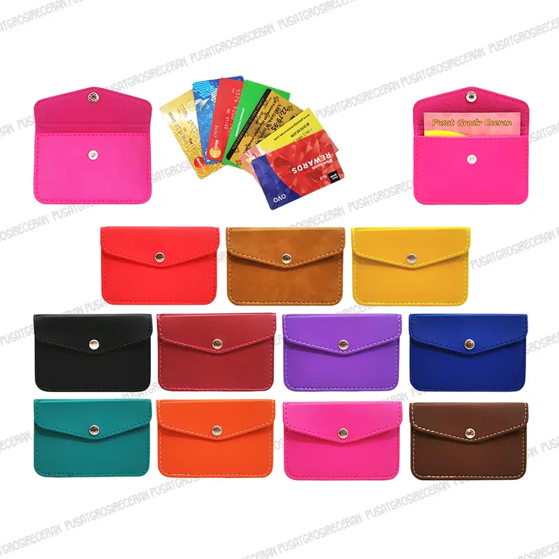 Dompet PVC Lether Bisa Untuk Uang Kertas Dilipat Atau Kartu ATM/Member 0