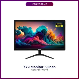 Monitor XYZ S19LED 19 Inch HD LED HDMI VGA  – Monitor Kasir, CCTV, Kantor, Sekolah & Keyboard Mouse