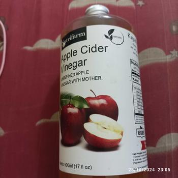 Product Review of NUTRIFARM CUKA APEL 500ML WITH MOTHER CUKA APEL 500 ML organik from A**a 3