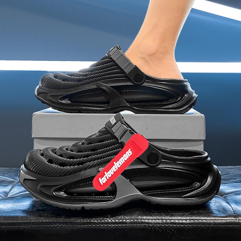 Slide & Co. Sandal Pria Slip On Outdoor & Casual | Sandal Sport Pria | Anti Slip Empuk Ringan Breathable