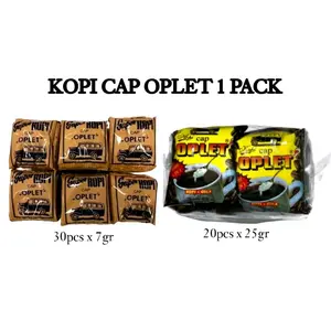 KOPI CAP OPLET Sachet Tanpa Gula / Dengan Gula (RENCENG / PAK)