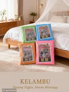 Kelambu Tidur Motif Polos Banyak Ukuran dan Warna Tahan Angin Tidur Nyaman Bebas Gangguan Nyamuk Made in Indonesia