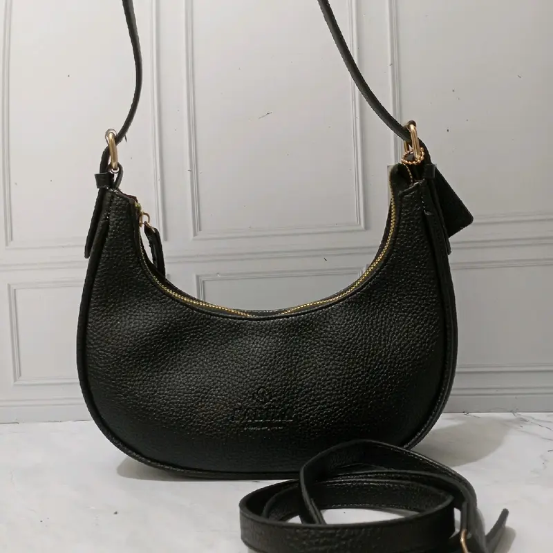 TAS WANITA bulan sabit bahan kulit jeruk Selempang 0