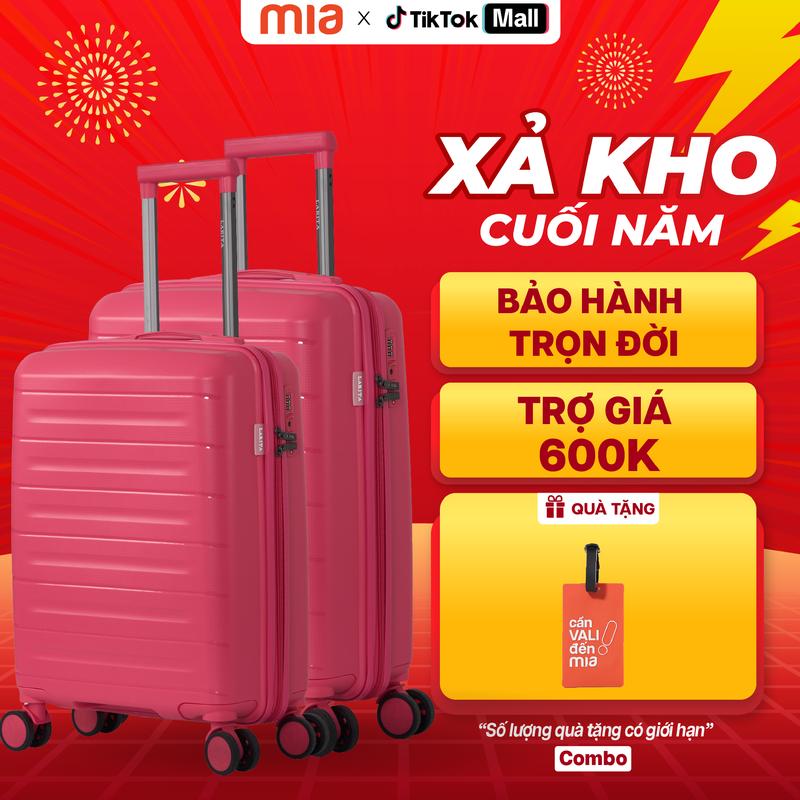   12H CUỐI CÙNG  Combo Vali Larita POME S+M S+L M+L S+M+L Vali du lịch Chất liệu Nhựa PP siêu bền bỉ hạn chế bể vỡ chịu mọi va đập Khoá số TSA chuẩn HOA KỲ - Vali MIA MIỄN PHÍ BẢO HÀNH TRỌN ĐỜI. Vali chính hãng Vali xách tay kí gửi 