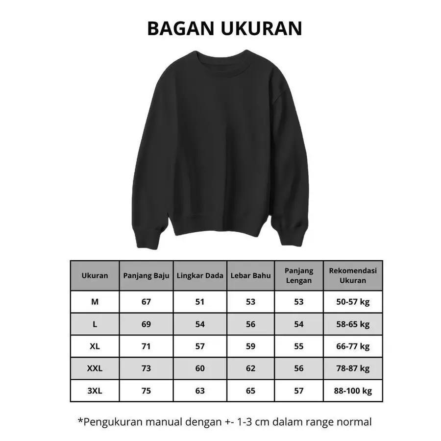 Korean Premium | Digital Printing Sweater Oversize Crewneck | Motif Gadis Kacamata | Bahan Cotton Korean Premium | Digital Printing Sweater Oversize Crewneck | Motif Gadis Kacamata | Bahan Cotton