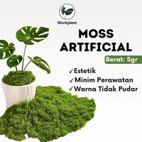 Gambar Workplant - Moss Artificial Lumut Imitasi Dried Moss untuk Paludarium Aquascape DIY Dekorasi - Hijau Tua dari workplant official Kota Surabaya 1 Tokopedia