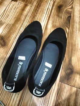Product Review of Sepatu Wanita - Sepatu Flat Shoes BlackBanda POLOS Kerja Karet from y**a 0