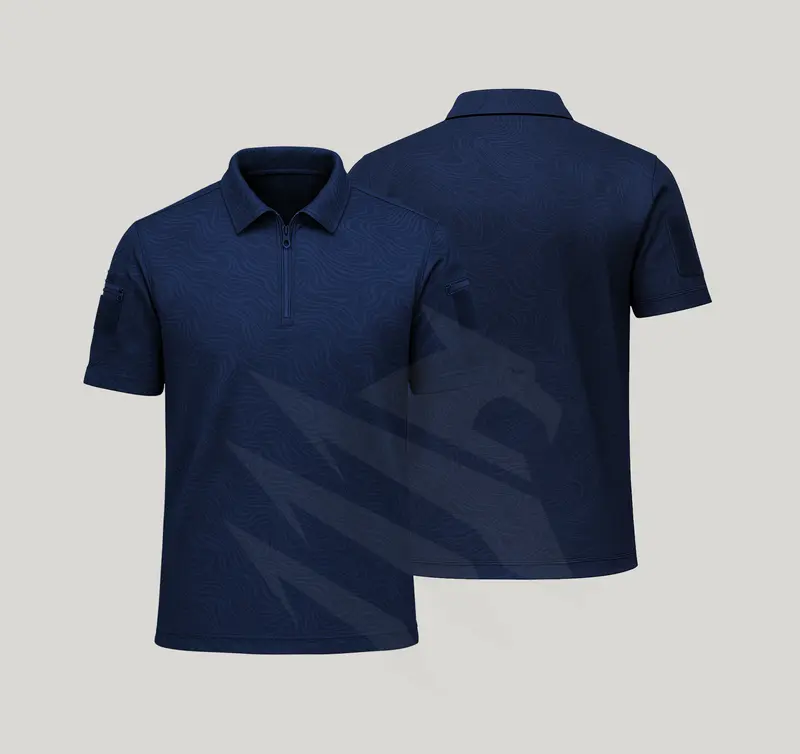 Kaos Wangki Zipper – Ghost Ops Series | bahan drifit embos bisa custom logo dan tulisan 6