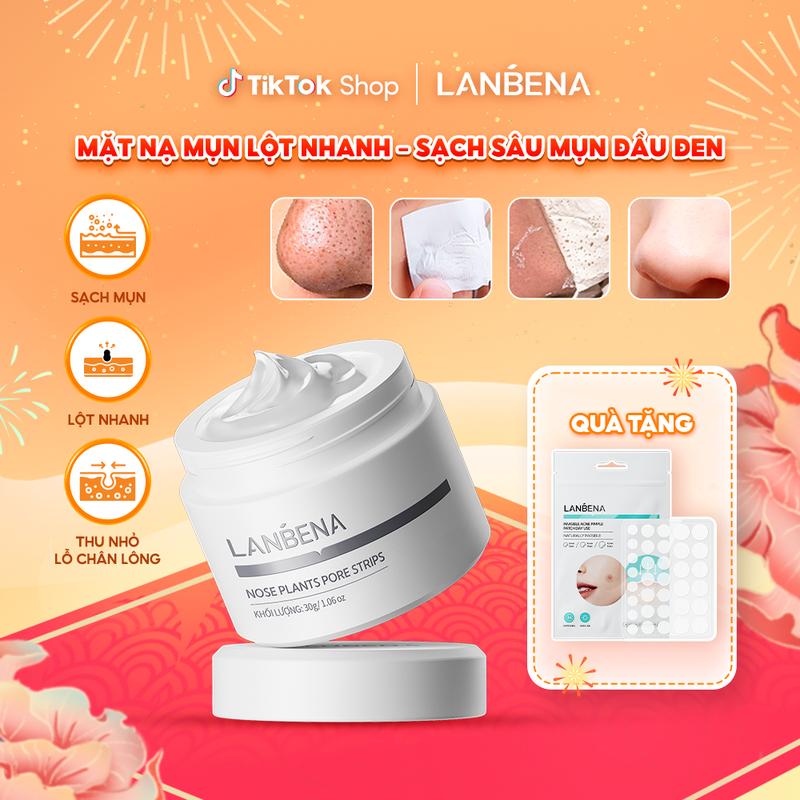   LIVE  Mặt Nạ Lột Mụn LANBENA 10 Phút Lột Nhanh Hỗ Trợ Làm Sạch Sâu Mụn Đầu Đen Mụn Đầu Trắng Sợi Bã Nhờn Mụn Li Ti Kiểm Soát Dầu Làm Sạch Lỗ Chân Lông Thích Hợp Cho Mọi Loại Da Phiên Bản Nâng Cấp 2.0 30g 