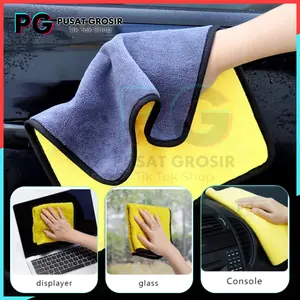 Lap Kain microfiber multifungsi cocok untuk mobil motor kaca serbaguna mudah serap air