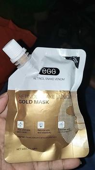Product Review of EGG- [BPOM] Masker Gold Retinol Anti Aging Mengencangkan - masker anti aging - masker retinol - Mengurangi Keriput- Mengencangkan Kulit from B**y I**m N**a 0