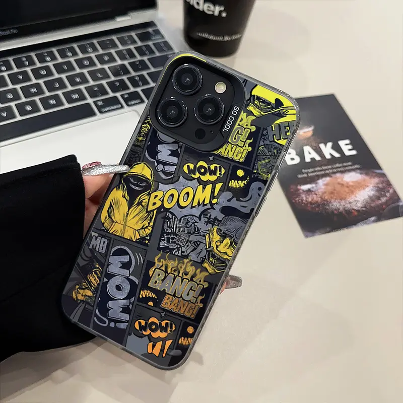 Casing Keras Matte Premium Casing HP Estetik Pemukul drum IPHONE 11 12 13 14 15 PRO PLUS MAX Baik itu untuk Anda gunakan sendiri atau sebagai hadiah untuk teman casing ponsel ini adalah pilihan tepat Casing Couple 3