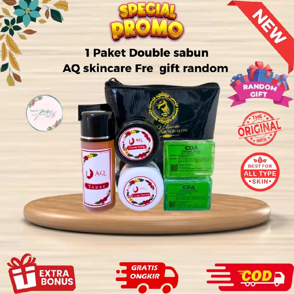 CREAM AQ Skincare - Paket Perawatan Wajah For All Skin Type (BISA COD) - Kualitas Terbaik