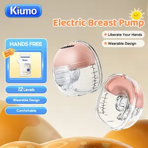 KIUMO Pompa ASI yang Dapat Dipakai Pompa ASI Handsfree Pompa ASI Listrik Pengumpul ASI Elektrik Pam Susu Elektrik Set Koleksi ASI Portabel Nirkabel Bayi Merah Pump