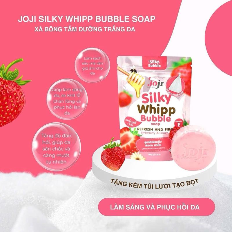 Soap Silky whipp JOJI Tắm trắng da thái Lan