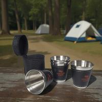 Gambar One Two Cups Set Gelas Camping Stainless Steel Travel Mug 70ml 4 PCS - MCY-66 dari One Two Cups Official Store Kota Administrasi Jakarta Barat 4 Tokopedia