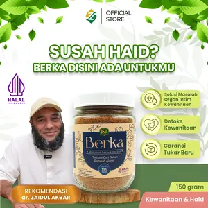 BERKA JSR dr Zaidul Akbar Minuman Kewanitaan - Pelancar Haid - PCOS - Nyeri Haid - 150gram